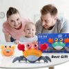 Escape Crab Rechargeable Electric Pet Musical Toys Children'S Toys Birthday Gifts Interactive Toys Learn To Climb Toys