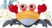 Escape Crab Rechargeable Electric Pet Musical Toys Children'S Toys Birthday Gifts Interactive Toys Learn To Climb Toys